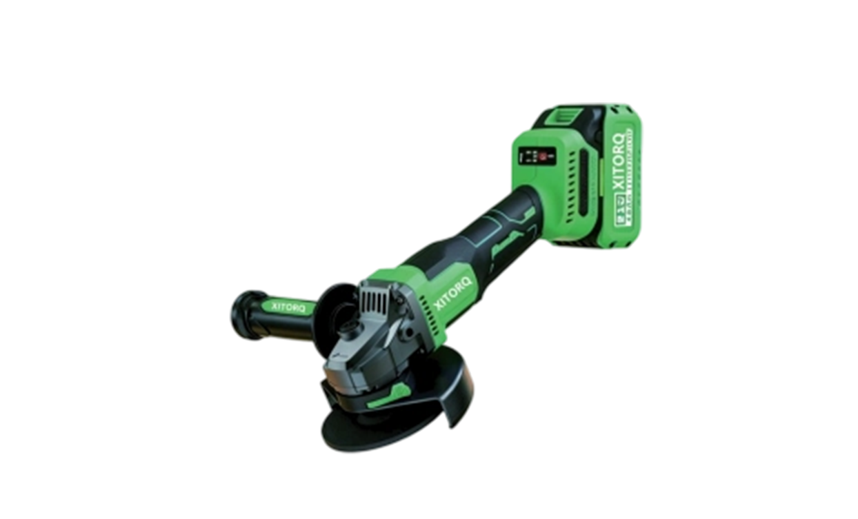 XJ.918 21V เครื่องเจียรไฟฟ้าแม่เหล็กไร้แปรงถ่านลิเธียมไอออนสูง (งานหนัก) — จานเจียร์ 125 มม. ความลึกในการตัด 30 มม.